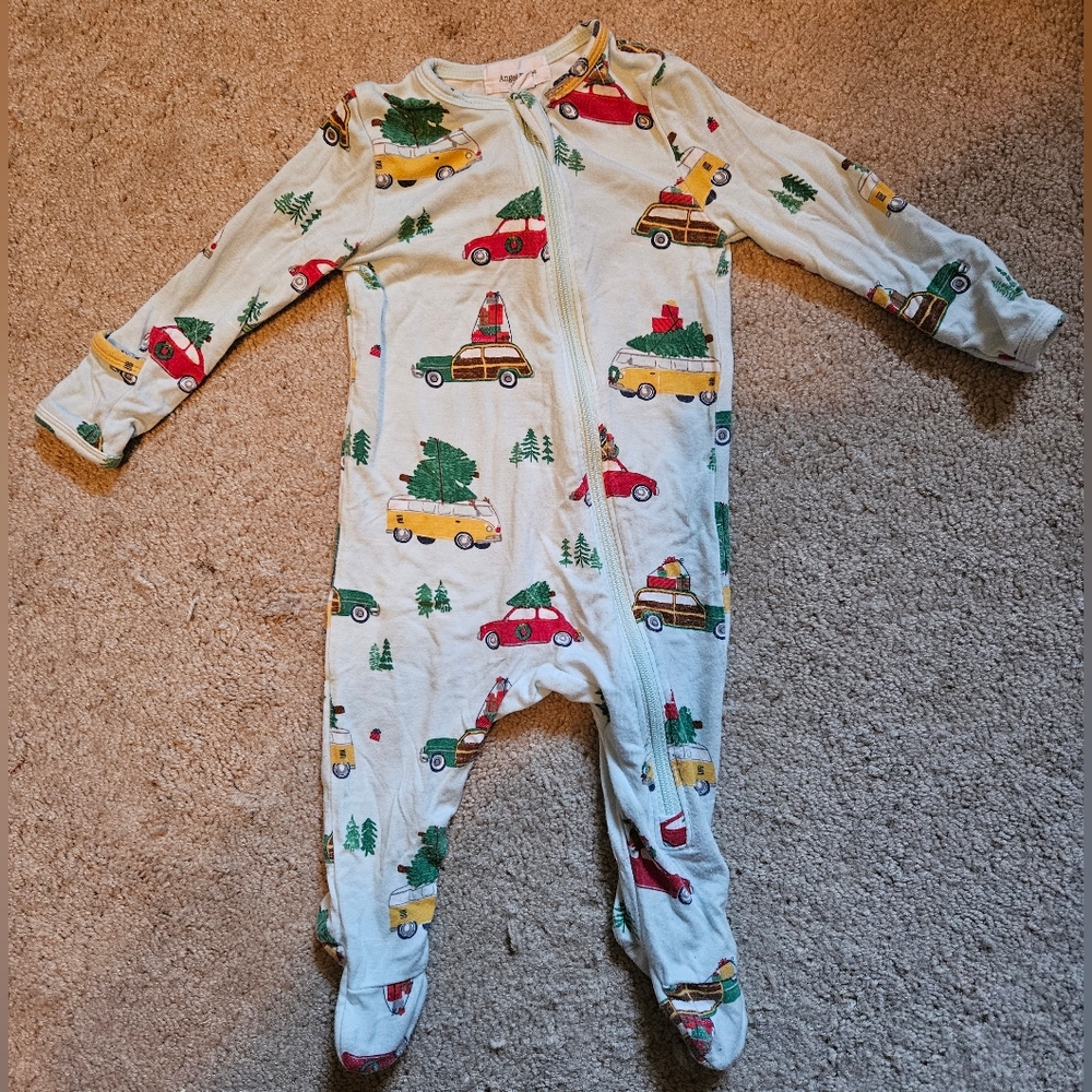 Angel Dear Christmas pajamas 0-3m